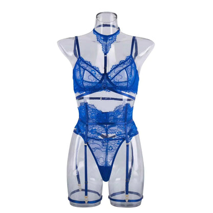 Women's Halter Garter Lingerie Set